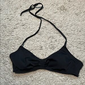 Victorias Secret Black Halter Bikini Top